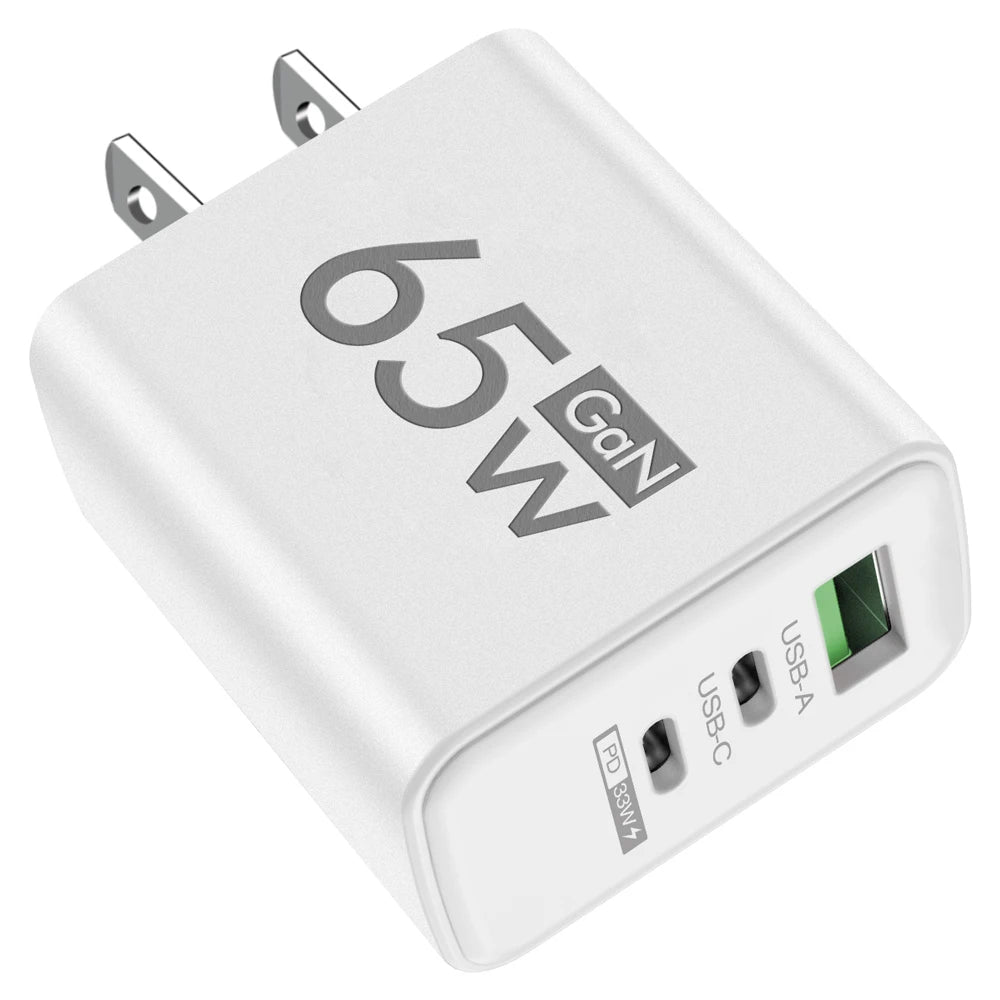 Maerknon 65W GaN Fast Charger – Multi-Port USB-C