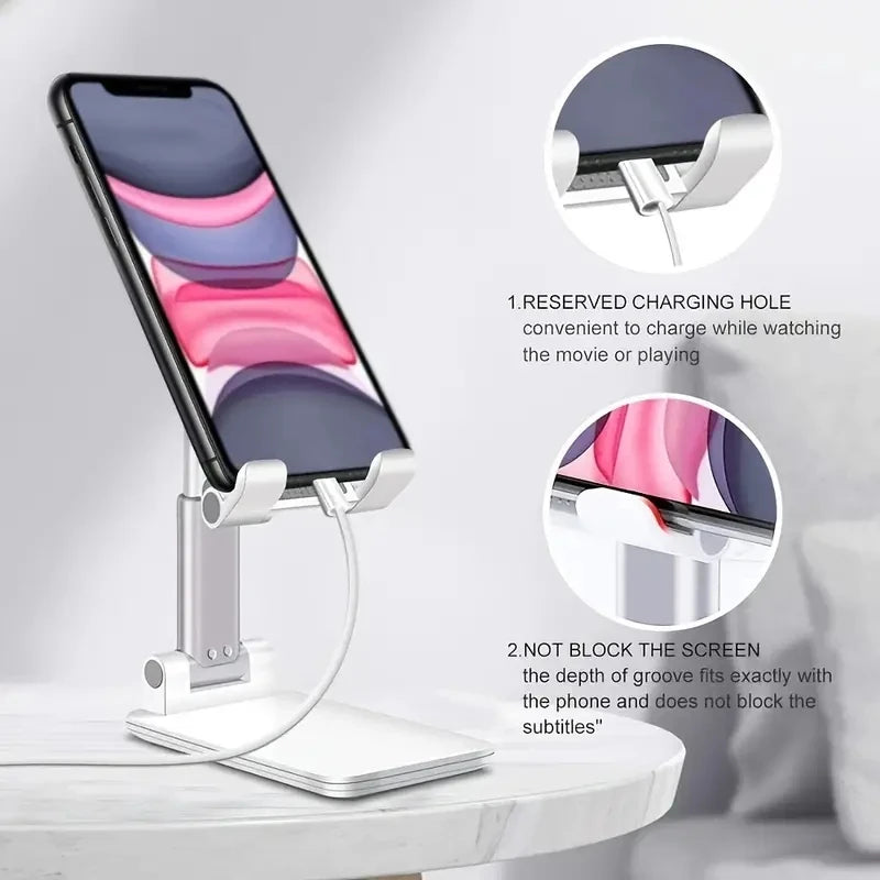 Suporte de mesa ajustável para celular