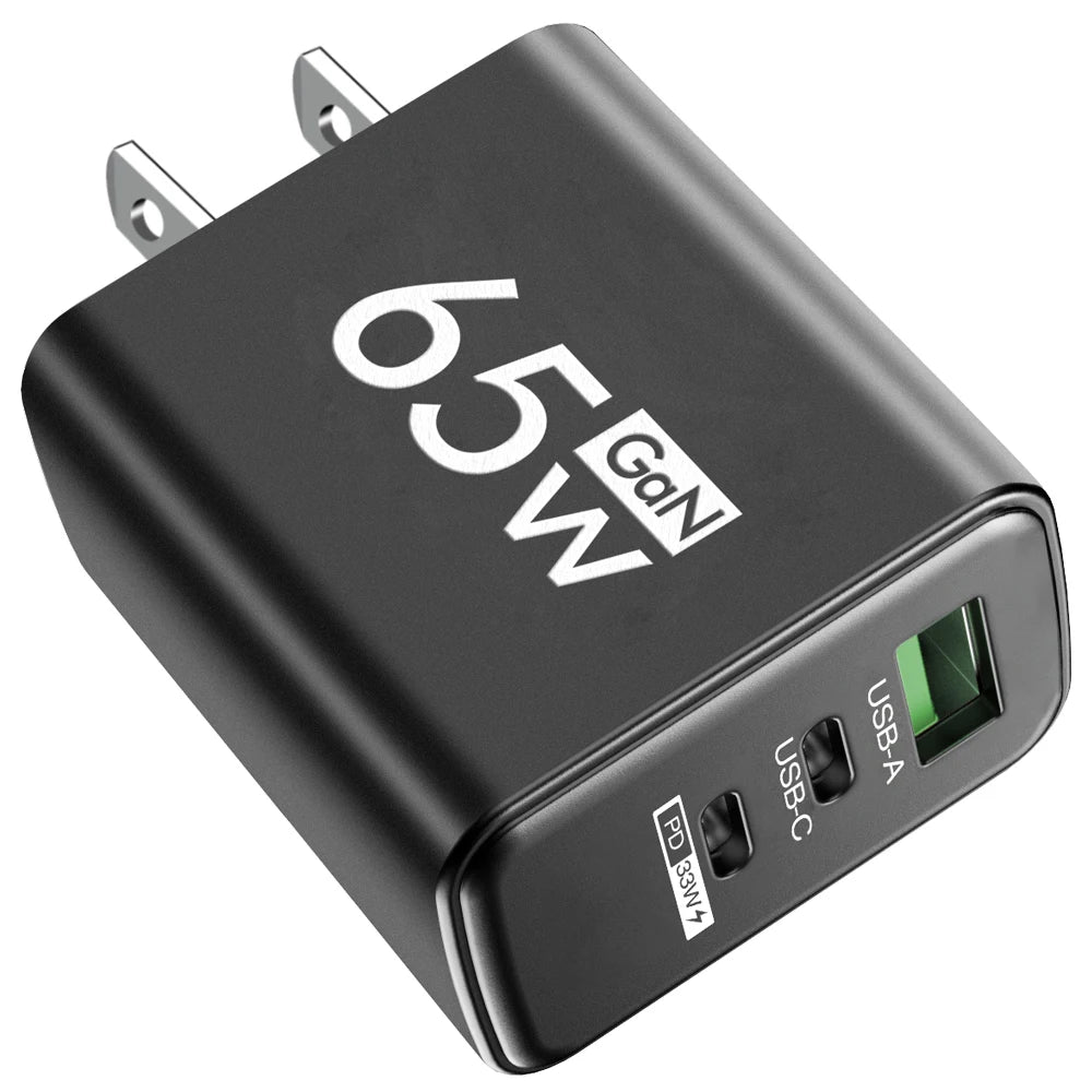 Maerknon 65W GaN Fast Charger – Multi-Port USB-C