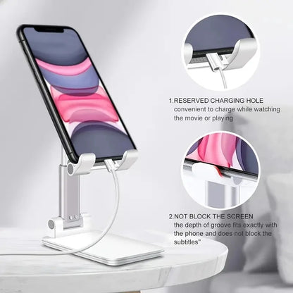 Suporte de mesa ajustável para celular