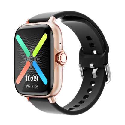 Relógio inteligente à prova d'água de 1,83'' com mensagem, resposta de chamadas, monitoramento do sono, pedômetro esportivo, alertas de informações para iPhone e Android 