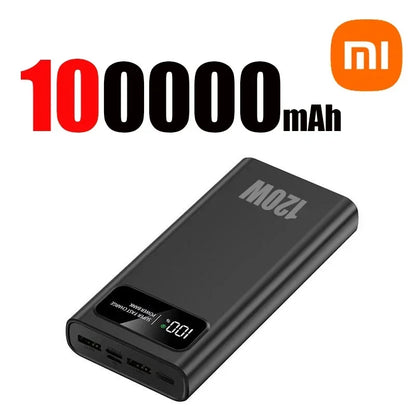 Carregador portátil Xiaomi USB-A/USB-C, 100000 mAh