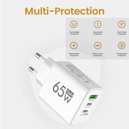 Maerknon 65W GaN Fast Charger – Multi-Port USB-C