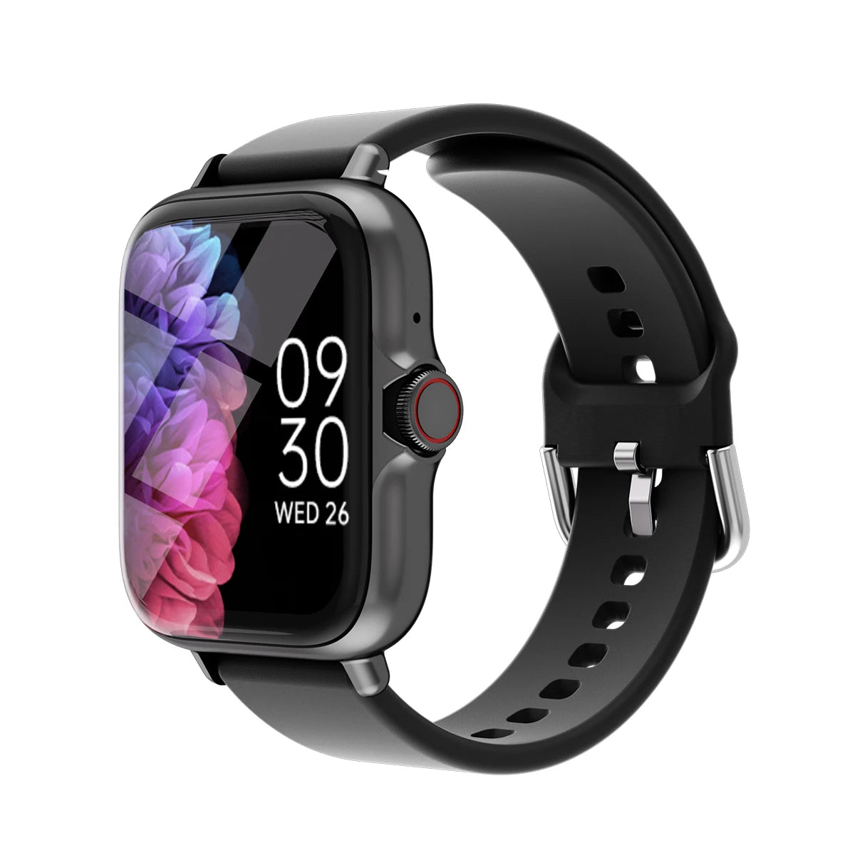 Relógio inteligente à prova d'água de 1,83'' com mensagem, resposta de chamadas, monitoramento do sono, pedômetro esportivo, alertas de informações para iPhone e Android 